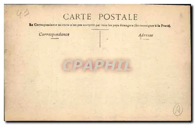 Castelo de Chaumont — Entrada principal — AERCK, PARIS — Verso