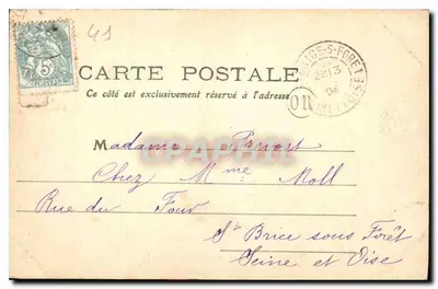 Castelo de Chambord — lado leste — M.T. I.L. — Verso