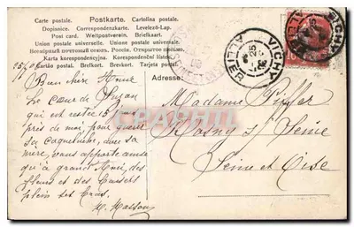 Niña con corona de flores — NRG, serie 423 — Reverso