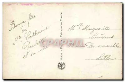 Junge Frau — Blauporträt — Verlag Noyer n° 4152 — Rückseite