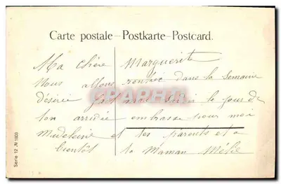 Podział tortu — N. Rosen Pinxt — seria 12, nr 1833 — Rewers