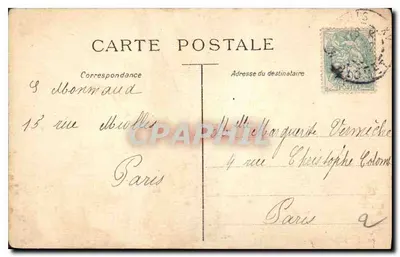 Mère et enfant — scène intime — B. D. BÉRÉD & FILS, Paris — Verso