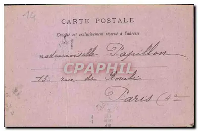 Lisieux — Zamek Maillloc (XVII wiek) — Besnier Phot. — Rewers