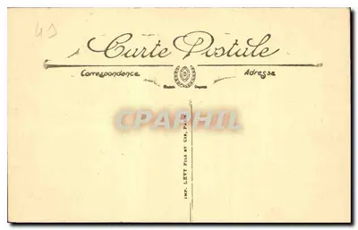 Blois — O Castelo, O Museu. A Lareira de Luís XII e de Ana da Bretanha — Edição Montaron-Merelle — n° 102 — Verso