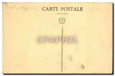 Caen — Klasztor Mężczyzn i Klasztor — Zbiór artystyczny M. Provost « Au Khédive » — Rewers