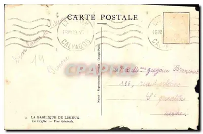 De Basiliek van Lisieux — Algemene Uitzicht — Depot Parijs — Achterkant