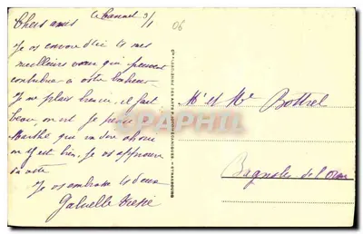 CANNES - O Porto e o Monte Chevalier — n° 59 — Verso