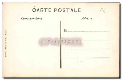 Menton — Een Avenida van Palmen — Uitgave Palais des Cartes, Menton, n°22 — Achterkant