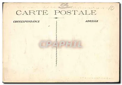 NICE - Promenada Anglika i Pałac na Jeziorku, Kasyno nad morzem — wydawnictwo Arnault, Villefranche-sur-Mer — Rewers