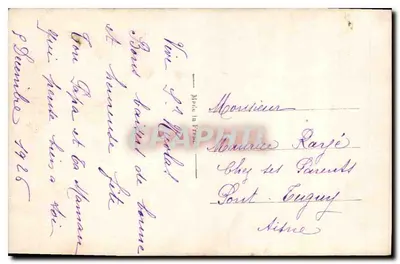 Dwa dzieci w strojach nocnych — L. Maciolas, n° 686 — Paryż — Rewers