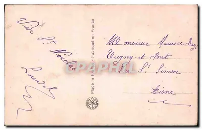 Lachende meisje — portret — RAYA NOJER n°1276 — Achterkant
