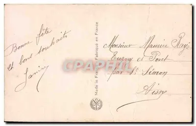 Dziewczyna trzymająca bukiet — NOKER 1267 — NOKER — Rewers