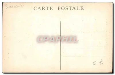 Saint-Pierre-d'Albigny (Savoie) — Um dos belos curvas da estrada dos Beauges pelo passo do Fréne — L'Arclusaz 2046 m. alt. — n° 788 — Verso