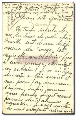 Wjazd i most Ste-Marie w Houches — 12163 — Wydawca nie widoczny — Rewers