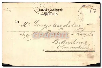Rhinengasse — Strassbühle — wydawca nieznany, nr serii 67 — Rewers