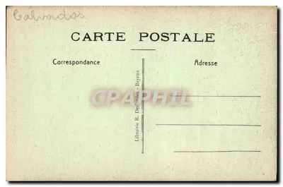 Bayeux — O Coro da Catedral — Livraria R. Deslandes — Verso