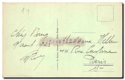 FALAISE - Het Kasteel — 17. - Onbekende uitgever — Achterkant