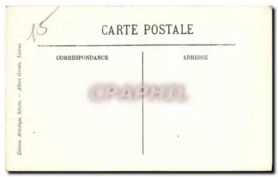 Lisieux — A Catedral São Pedro — Edição Artística Selecta, n°13 — Verso