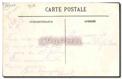 Lisieux — La Place Thiers y la Catedral — N.G. — Reverso