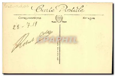 Bayeux — La Catedral — Las Puertas del Coro — LL. — N° 43 — Reverso