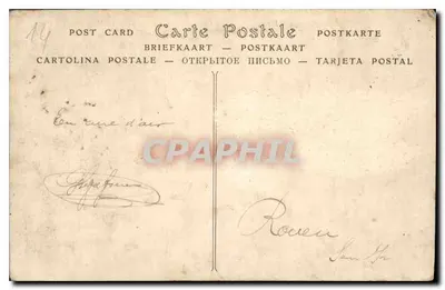 Falaise — Zamek i skały Monte Myra — ND Pbot. — Rewers