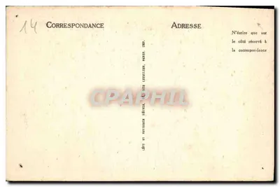 Lisieux — Kirche St. Désir — Künstlerische Ausgabe Paul Mir, Lisieux — Rückseite