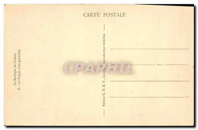 De Basiliek van Lisieux — De Krypte (algemene uitzicht) — Uitgave C. B. S. T., Lisieux — Achterkant
