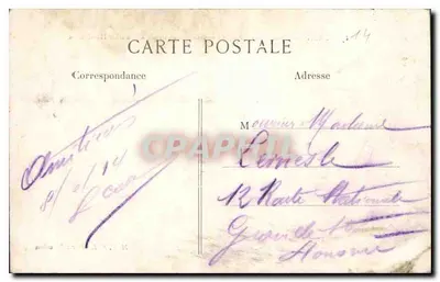 CAEN — Zbiór z Abbatii aux Dames i wejście do dawnego Hôtel-Dieu — M. C. F. L., Paryż-Meudon — Rewers
