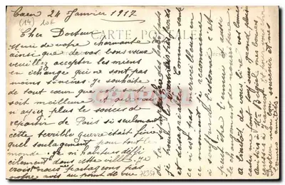 CAEN — Panorama z Abbatii Dames — M.C.F.A. — n°133 — Rewers