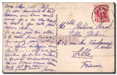Święta Teresia Dziecka Jezus — wydawca Léon, n°6 — seria 1200 — Rewers