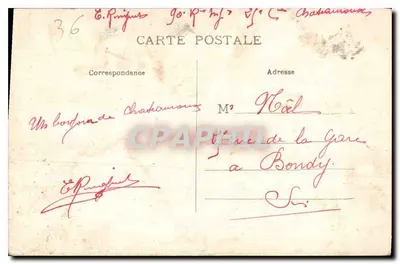 Zamek w Châteauroux — Zamek Bertrand, X wiek — Zbiór G. G. Châteauroux — Rewers