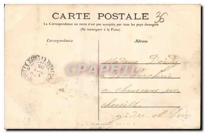 Indre — III — Castello di Valençay — M.T. I.L. — Verso