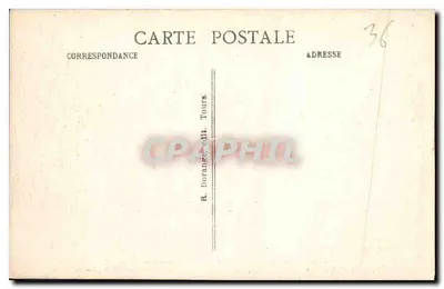 Gargilesse (Indre) — Grobowiec Guillaume de Nolac — R. Dorange, wyd. Tours — Rewers