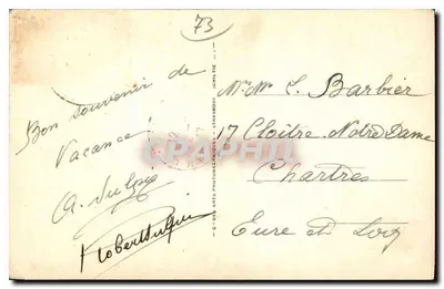 Haute-Tarentaise — Sainte-Foy — Wydawca A.P.E. n°247 — Rewers
