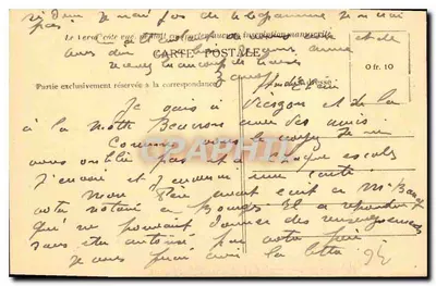 Castelo Raoul — Châteauroux — Coll. G. G. & filhos, em Châteauroux — Verso