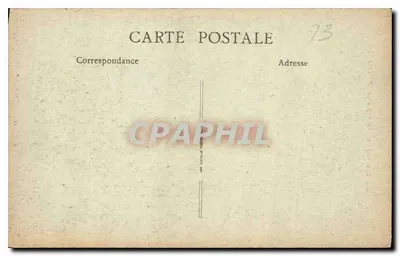 Aix-les-Bains — La Porte de l'Hôtel-de-Ville — S.F., Paris, Nr. 7 — Rückseite