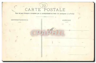 Abdija Hautecombe (Savoie) — widok jeziora — E. Bertrand, n°73 — Rewers