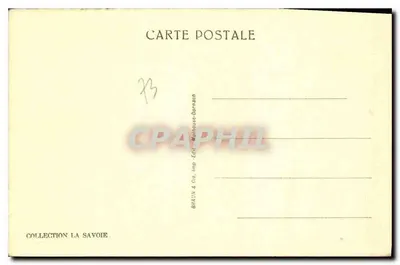 O Salève — A Gruta de Arjebet — Editor GAS, n° 13784 — Verso