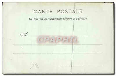 Valençay (Indre) — Castelo, Lado dos Jardins — ND Phot, Julho 1891 — Verso