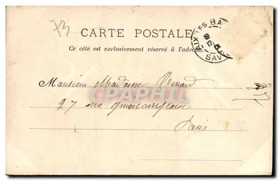 Spadzista Bout-du-Monde, blisko Chambéry — G. Brun, fot. Aix (Savoie) — Rewers