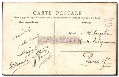 Châteauroux — Katedra św. Andrzeja, widok boczny — wydawca nieznany, nr 13 — Rewers