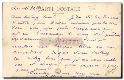 Pequeno Seminário de Fontgombaud — Transepto e Déambulatório da Igreja Abbatial (século XI) — Biaud, Photo-Cosne — Verso