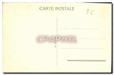 Zamek Valençay — Donjon, strona dziedzińca — Imp. Braun Paris — Rewers