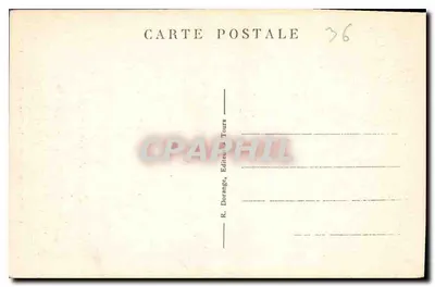 Gargilesse (Indre) — La Creuse en el Puente Negro — R.D. n°32 — Reverso