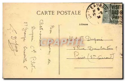Châteauroux — Kerk van Onze Lieve Vrouw (zijde) — G. G. & zonen, Châteauroux — Achterkant