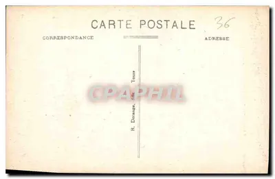 Valençay (Indre) — Het Kasteel (noordoostkant) — R. D. — Achterkant
