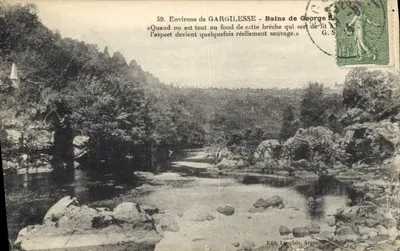 Arredores de GARGILESSÉ - Banhos de George S. — Edit. Langlois, Argenton