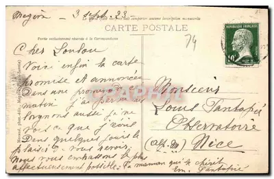 Mégève - Cascade de la Belle-au-Bois — Haute-Savoie — éditeur Morand, n°33 — Rewers