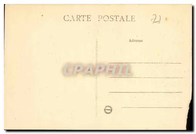 Palast von Fontainebleau — Schloss und Pavillon des Koi-Teich — Collection Artistique L. M. — Rückseite