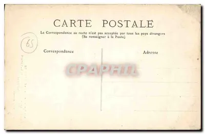 Pyrénées — 68 - CAUTERETS — Gouffre du Coritazat (Alt. 1235 m.) — Couget, wydawca, Cauterets — Rewers